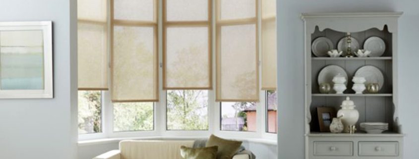 Cortinas Roller para Bow Window