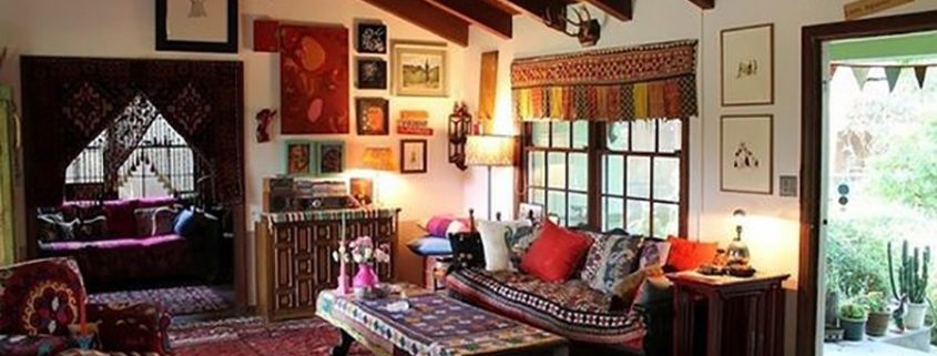 Cortinas y Estilo Bohemio Occidental